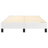 Boxspringframe kunstleer wit 120x200 cm - thumbnail