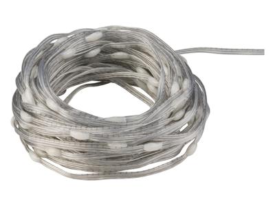 LIVARNO home LED-lichtsnoer met audiosensor 100 LED's (Transparant)