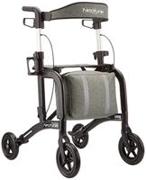 Neptune rollator lichtgewicht design mat-zwart - thumbnail