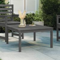 Tuintafel 82,5x82,5x45 cm massief grenenhout grijs - thumbnail