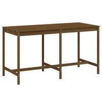 Tuintafel 203,5x90x110 cm massief grenenhout honingbruin - thumbnail