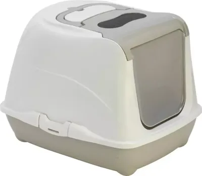 Moderna kattentoilet Flip Cat large 50 cm, warmgrijs