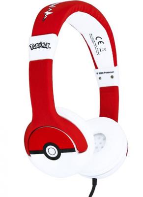 OTL Technologies Pokémon Pokéball Hoofdtelefoons Bedraad Hoofdband Muziek Zwart, Rood, Wit