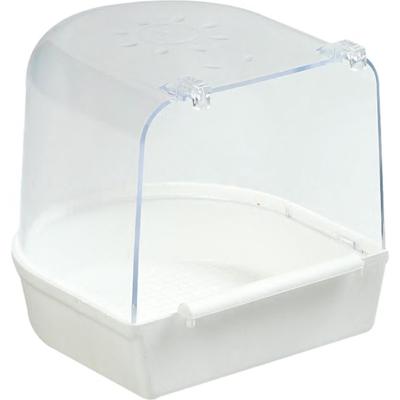 Vogelbadje Groot Wit 13 x 13 x 12.5 cm Flamingo Wit