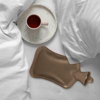 Relaxdays warmwater kruik bruin 2 l | 6 stuks - thumbnail