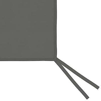 Prieelzijwand met ramen 4x2 m antracietkleurig
