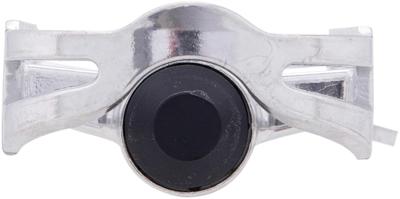 Messingschlager Hi-point platformpedalen stadsfiets zilver set