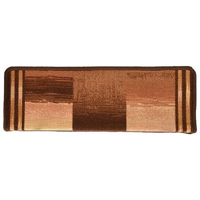 VidaXL Trapmatten zelfklevend 15 st 65x21x4 cm bruin VidaXL Trapmatten zelfklevend 15 st 65x21x4 cm bruin