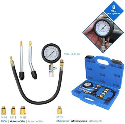 Brilliant Tools BT581100 Compressietestset voor benzinemotoren, 8-delig