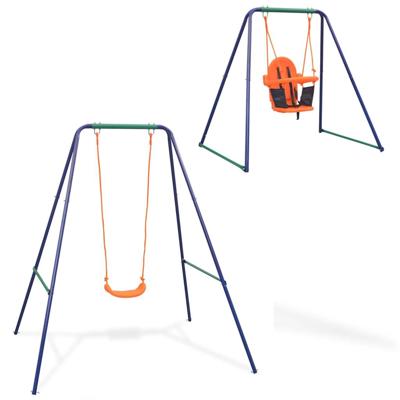 VidaXL Schommel voor peuters 2-in-1 oranje VidaXL Schommel voor peuters 2-in-1 oranje