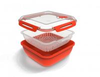 Rotho steamer 1.7l rood - thumbnail