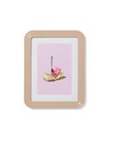 HEMA Fotolijst 15x20cm hout ribbelrand (taupe) - thumbnail