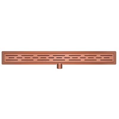 Wiesbaden Douchegoot Met Flens 100x7 cm 6.7 cm Diep Geborsteld Brons Koper Wiesbaden Douchegoot Met Flens 100x7 cm 6.7 cm Diep Geborsteld Brons Koper