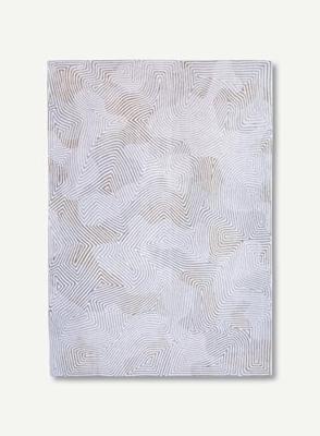 Louis de Poortere - Coral Meditation 9228 Oyster White Rond - 240 rond Vloerkleed Louis de Poortere - Coral Meditation 9228 Oyster White Rond - 240 rond Vloerkleed
