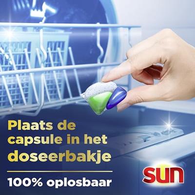 Sun Brilliant Shine Plus all-in-1 vaatwascapsules 34 stuks - thumbnail