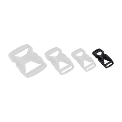 Dubbel Verstelbare Gesp | Zwart | 15 mm