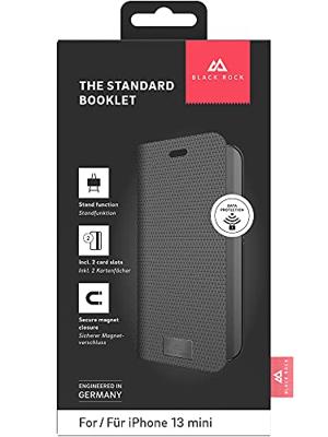 Black Rock Booklet The Standard Voor Apple IPhone 13 Mini Zwart Black Rock Booklet The Standard Voor Apple IPhone 13 Mini Zwart