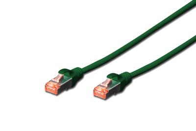 Digitus DK-1644-005/G RJ45 Netwerkkabel, patchkabel CAT 6 S/FTP 0.50 m Groen Halogeenvrij, Verdraaide paren, Snagless, Vlambestendig 1 stuk(s) Digitus DK-1644-005/G RJ45 Netwerkkabel, patchkabel CAT 6 S/FTP 0.50 m Groen Halogeenvrij, Verdraaide paren, Snagless, Vlambestendig 1 stuk(s)