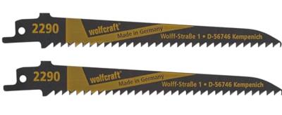 Wolfcraft Sabelzaagbladen | CV | L150mm | 2 stuks - 2290000 Wolfcraft Sabelzaagbladen | CV | L150mm | 2 stuks - 2290000
