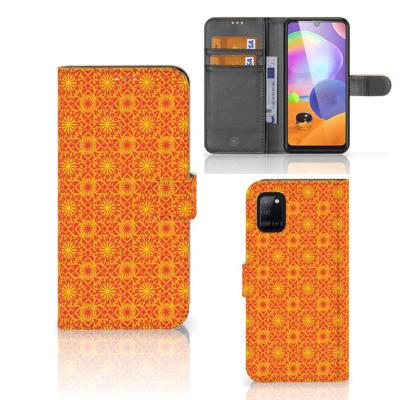 Samsung Galaxy A31 | Telefoon Hoesje | Batik Oranje Samsung Galaxy A31 | Telefoon Hoesje | Batik Oranje