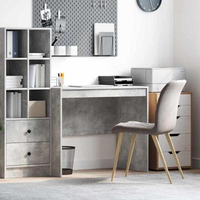 Bureau Betongrijs 90 x 50 x 76 cm Bewerkt hout