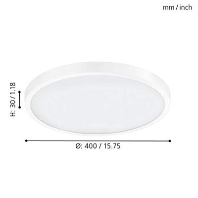 Eglo Plafondlamp rondFueva 1 40cm - 4000K wit - 97266