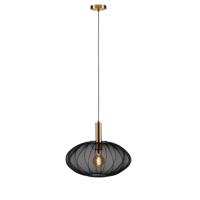 Lucide CORINA - Hanglamp - Ø 50 cm - 1xE27 - Zwart - thumbnail