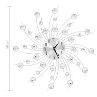 VidaXL Wandklok met quartz-mechanisme 50 cm modern ontwerp - thumbnail