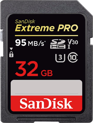 Sandisk SDHC geheugenkaart - 32GB - ExtremePro - U3