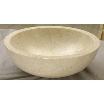 Waskom Imso Lavabo Tondo Levigato Beige Marmer 45x15cm