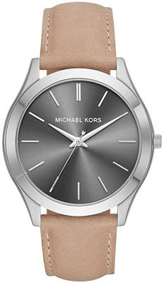 Horlogeband Michael Kors MK8619 Leder Beige 22mm Horlogeband Michael Kors MK8619 Leder Beige 22mm