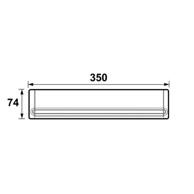 Briefplaat+venster Axa f2 6206-00-92