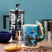 Schildpad - Gevormd Handvat Keramiek Mok - thumbnail