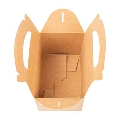 Kids Menuboxen, kraft 110x160x170mm 50 stuks Kids Menuboxen, kraft 110x160x170mm 50 stuks