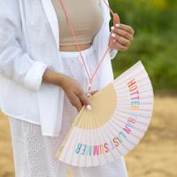 Houten waaier Hotter Than Last Summer - thumbnail