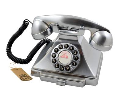 GPO Carrington Retro Telefoon Chrome