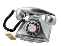GPO Carrington Retro Telefoon Chrome - thumbnail