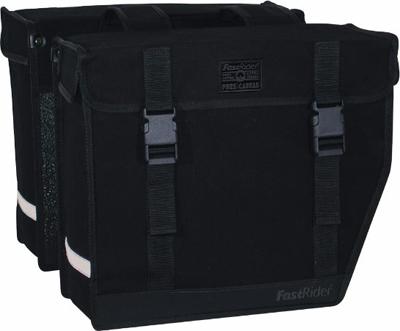 Canvas Fietstas Led 41,5 Liter Zwart Canvas Fietstas Led 41,5 Liter Zwart