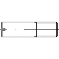 TOOLCRAFT TO-5394744 Tapeind M6 Staal Galvanisch verzinkt 100 stuk(s) - thumbnail