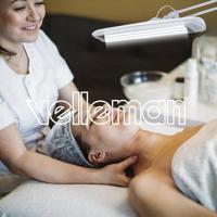 Bureaulamp 3 x 14 w wit Velleman - Velleman - thumbnail