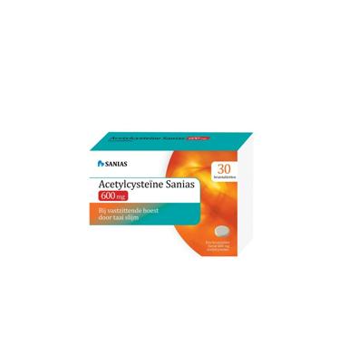 Sanias Acetylcysteine 600mg 30 Bruistabletten