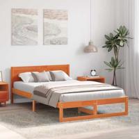 Bedframe Wasbruin 120 x 200 cm Massief grenenhout - thumbnail