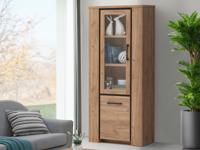 Vitrinekast ELLIOT 2 deuren franse eik herfst - thumbnail