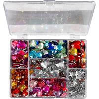 Creativ Company Strasstenen in opbergbox, 300st. - thumbnail