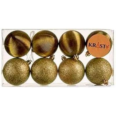 Set kerstballen Groen PVC (12 Stuks)