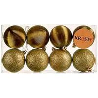 Set kerstballen Groen PVC (12 Stuks) - thumbnail