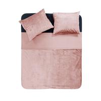 Sleeptime Velvet Piping Soft Pink 240 x 220 cm - thumbnail