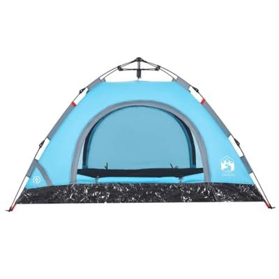 VidaXL Tent 2-persoons snelontgrendeling blauw