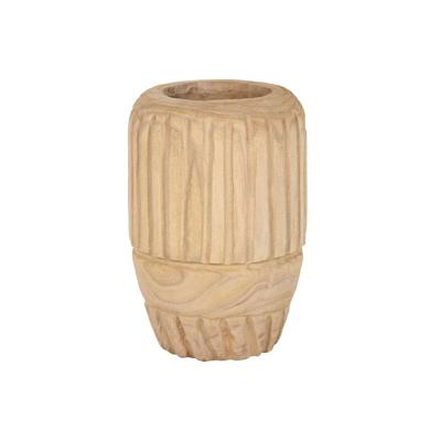 Vaas Home ESPRIT Natuurlijk Paulownia hout 29 x 29 x 42 cm