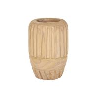 Vaas Home ESPRIT Natuurlijk Paulownia hout 29 x 29 x 42 cm - thumbnail